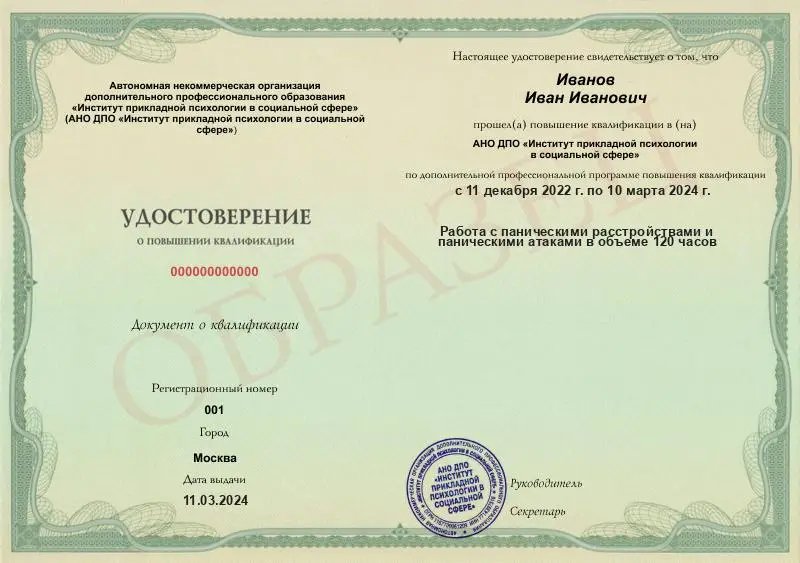 Ваш результат после обучения